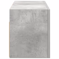 vidaXL Bathroom Wall Cabinet Hanging Wall Storage Cupboard Engineered Wood - concrete grey, 60 x 25 x 30 cm - Additional view 5