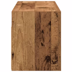 vidaXL Bathroom Wall Cabinet Hanging Wall Storage Cupboard Engineered Wood - old wood, 60 x 25 x 30 cm - Additional view 5