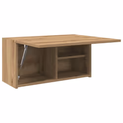 vidaXL Bathroom Wall Cabinet Hanging Wall Storage Cupboard Engineered Wood - artisan oak, 60 x 25 x 30 cm - Additional view 4