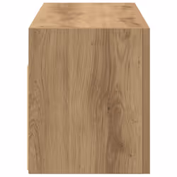 vidaXL Bathroom Wall Cabinet Hanging Wall Storage Cupboard Engineered Wood - artisan oak, 60 x 25 x 30 cm - Additional view 5