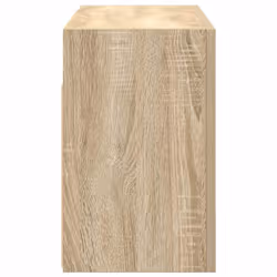 vidaXL Bathroom Wall Cabinet Hanging Wall Storage Cupboard Engineered Wood - sonoma oak, 60 x 25 x 40 cm - Additional view 5
