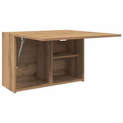 vidaXL Bathroom Wall Cabinet Hanging Wall Storage Cupboard Engineered Wood - artisan oak, 60 x 25 x 40 cm - Additional view 4