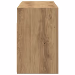 vidaXL Bathroom Wall Cabinet Hanging Wall Storage Cupboard Engineered Wood - artisan oak, 60 x 25 x 40 cm - Additional view 5