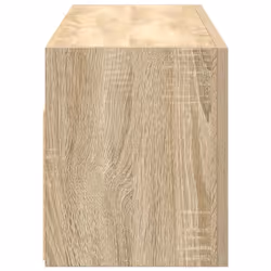 vidaXL Bathroom Wall Cabinet Hanging Wall Storage Cupboard Engineered Wood - sonoma oak, 80 x 25 x 30 cm - Additional view 5