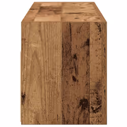 vidaXL Bathroom Wall Cabinet Hanging Wall Storage Cupboard Engineered Wood - old wood, 80 x 25 x 30 cm - Additional view 5