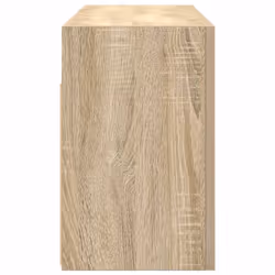 vidaXL Bathroom Wall Cabinet Hanging Wall Storage Cupboard Engineered Wood - sonoma oak, 80 x 25 x 40 cm - Additional view 5