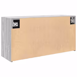 vidaXL Bathroom Wall Cabinet Hanging Wall Storage Cupboard Engineered Wood - grey sonoma, 80 x 25 x 40 cm - Additional view 6