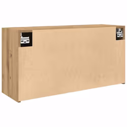 vidaXL Bathroom Wall Cabinet Hanging Wall Storage Cupboard Engineered Wood - artisan oak, 80 x 25 x 40 cm - Additional view 6