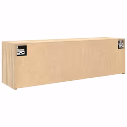 vidaXL Bathroom Wall Cabinet Hanging Wall Storage Cupboard Engineered Wood - sonoma oak, 100 x 25 x 30 cm - Additional view 6