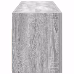 vidaXL Bathroom Wall Cabinet Hanging Wall Storage Cupboard Engineered Wood - grey sonoma, 100 x 25 x 30 cm - Additional view 5
