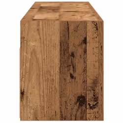 vidaXL Bathroom Wall Cabinet Hanging Wall Storage Cupboard Engineered Wood - old wood, 100 x 25 x 30 cm - Additional view 5