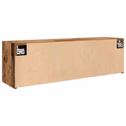 vidaXL Bathroom Wall Cabinet Hanging Wall Storage Cupboard Engineered Wood - old wood, 100 x 25 x 30 cm - Additional view 6