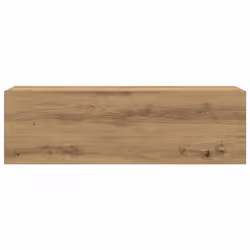 vidaXL Bathroom Wall Cabinet Hanging Wall Storage Cupboard Engineered Wood - artisan oak, 100 x 25 x 30 cm - Additional view 4
