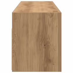 vidaXL Bathroom Wall Cabinet Hanging Wall Storage Cupboard Engineered Wood - artisan oak, 100 x 25 x 30 cm - Additional view 5