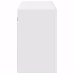 vidaXL Bathroom Wall Cabinet Hanging Wall Storage Cupboard Engineered Wood - white, 100 x 25 x 40 cm - Additional view 5