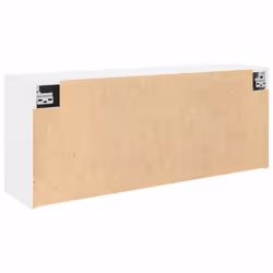 vidaXL Bathroom Wall Cabinet Hanging Wall Storage Cupboard Engineered Wood - white, 100 x 25 x 40 cm - Additional view 6