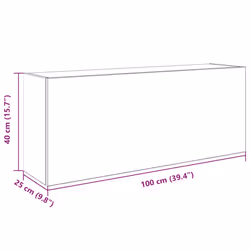 vidaXL Bathroom Wall Cabinet Hanging Wall Storage Cupboard Engineered Wood - black, 100 x 25 x 40 cm - Additional view 3