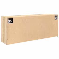 vidaXL Bathroom Wall Cabinet Hanging Wall Storage Cupboard Engineered Wood - sonoma oak, 100 x 25 x 40 cm - Additional view 6