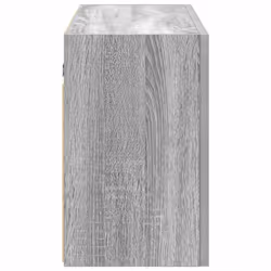 vidaXL Bathroom Wall Cabinet Hanging Wall Storage Cupboard Engineered Wood - grey sonoma, 100 x 25 x 40 cm - Additional view 5