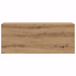 vidaXL Bathroom Wall Cabinet Hanging Wall Storage Cupboard Engineered Wood - artisan oak, 100 x 25 x 40 cm - Additional view 4