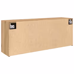 vidaXL Bathroom Wall Cabinet Hanging Wall Storage Cupboard Engineered Wood - artisan oak, 100 x 25 x 40 cm - Additional view 6