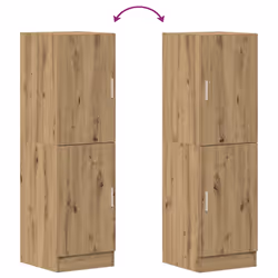 vidaXL Kitchen Cabinet Sonoma Oak 38x41.5x131.5 cm Engineered Wood cabinet - artisan oak - Additional view 7