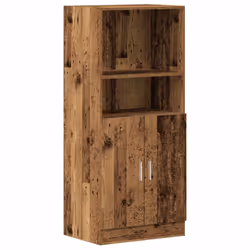 vidaXL Kitchen Cabinet Freestanding Storage Cabinet Cupboard Engineered Wood - old wood