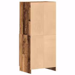 vidaXL Kitchen Cabinet Freestanding Storage Cabinet Cupboard Engineered Wood - old wood - Additional view 6