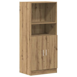 vidaXL Kitchen Cabinet Freestanding Storage Cabinet Cupboard Engineered Wood - artisan oak