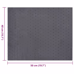 vidaXL Oil Absorbent Pads Spill Control Pad Workshop Oil Absorbent Mat Grey - 100 pcs