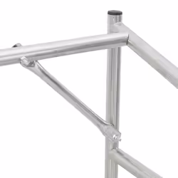 vidaxL Firewood Rack with Rain Cover 100.5x100.5x110.5 cm Galvanised Steel - 100.5 x 80.5 x 110.5 cm - Additional view 8