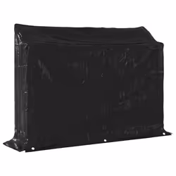 vidaxL Firewood Rack with Rain Cover 100.5x100.5x110.5 cm Galvanised Steel - 151 x 40.5 x 110.5 cm - Additional view 7