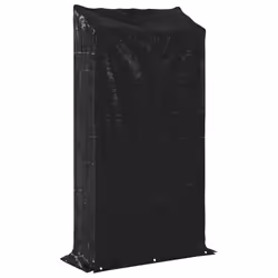 vidaxL Firewood Rack with Rain Cover 100.5x100.5x110.5 cm Galvanised Steel - 100 x 40 x 200 cm - Additional view 7