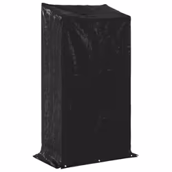 vidaxL Firewood Rack with Rain Cover 100.5x100.5x110.5 cm Galvanised Steel - 100 x 60 x 200 cm - Additional view 7