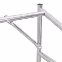 vidaxL Firewood Rack with Rain Cover 100.5x100.5x110.5 cm Galvanised Steel - 100 x 60 x 200 cm - Additional view 8