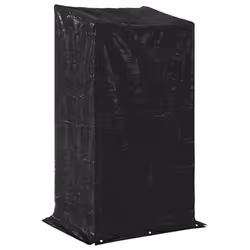 vidaxL Firewood Rack with Rain Cover 100.5x100.5x110.5 cm Galvanised Steel - 100 x 80 x 200 cm - Additional view 7