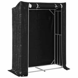 vidaxL Firewood Rack with Rain Cover 100.5x100.5x110.5 cm Galvanised Steel - 150 x 60 x 200 cm