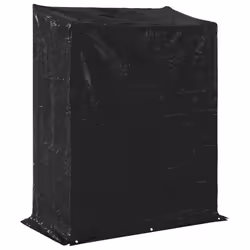 vidaxL Firewood Rack with Rain Cover 100.5x100.5x110.5 cm Galvanised Steel - 150 x 80 x 200 cm - Additional view 7