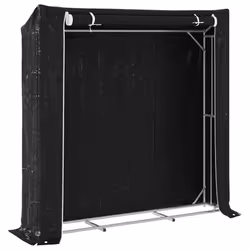 vidaxL Firewood Rack with Rain Cover 100.5x100.5x110.5 cm Galvanised Steel - 200 x 40 x 200 cm
