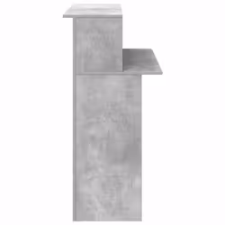vidaXL Reception Desk Concrete Grey 100x50x103.5 cm Engineered Wood - concrete grey - Additional view 5