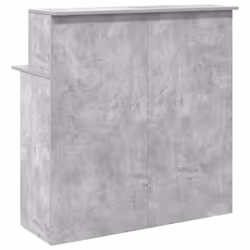 vidaXL Reception Desk Concrete Grey 100x50x103.5 cm Engineered Wood - concrete grey - Additional view 6