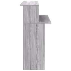 vidaXL Reception Desk Concrete Grey 100x50x103.5 cm Engineered Wood - grey sonoma - Additional view 5