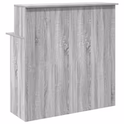 vidaXL Reception Desk Concrete Grey 100x50x103.5 cm Engineered Wood - grey sonoma - Additional view 6