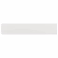 vidaXL Lawn Edgings 10 pcs White 20x103 cm Cold-rolled Steel garden edging