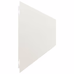 vidaXL Lawn Edgings 10 pcs White 20x103 cm Cold-rolled Steel garden edging - Additional view 4