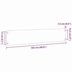 vidaXL Lawn Edgings 10 pcs White 20x103 cm Cold-rolled Steel garden edging - Additional view 8