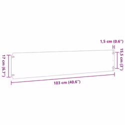 vidaXL Lawn Edgings 10 pcs Anthracite 20x103 cm Cold-rolled Steel - Additional view 8