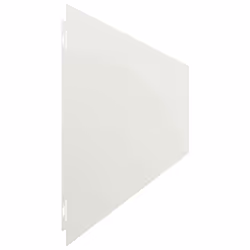 vidaXL Lawn Edgings 30 pcs White 20x103 cm Cold-rolled Steel garden edging - Additional view 4
