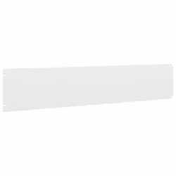 vidaXL Lawn Edgings 30 pcs White 20x103 cm Cold-rolled Steel garden edging - Additional view 5