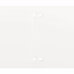 vidaXL Lawn Edgings 30 pcs White 20x103 cm Cold-rolled Steel garden edging - Additional view 6